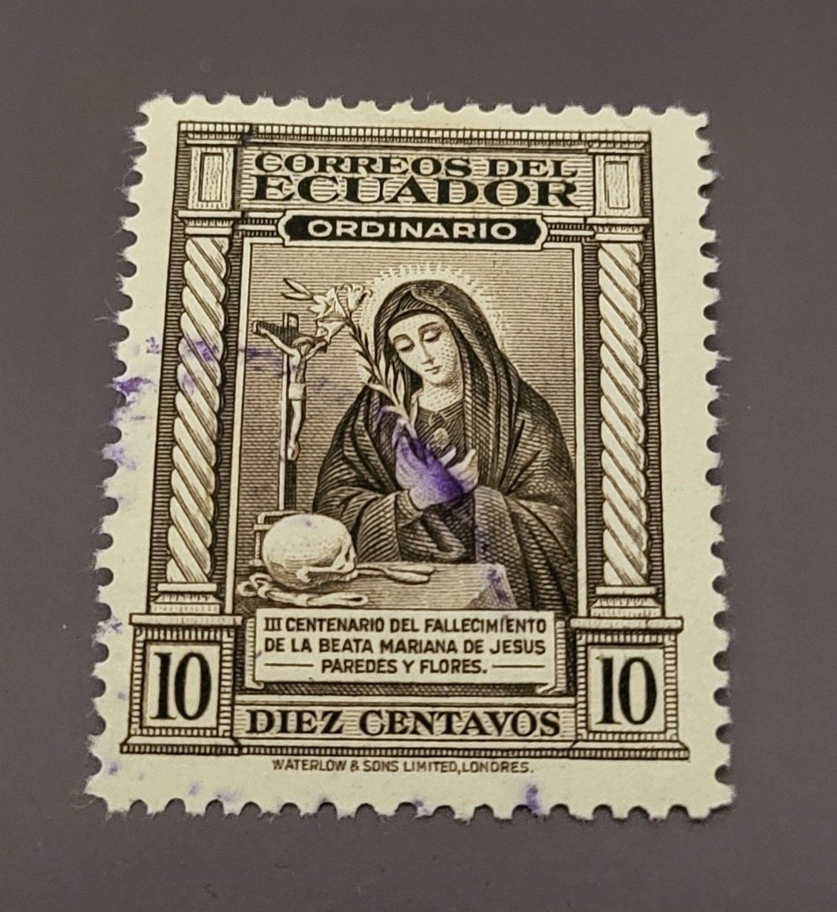 Tutti i francobolli: Ecuador 1946 alte briefmarke – Usato da St Gallen venduto da Stampsalshobby