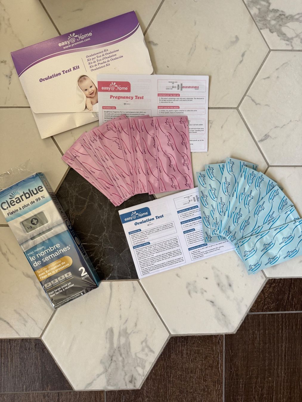 Prodotti di pulizia: PREGNANCY KIT 💘 10 Tests Ovulation + 15 Tests Grossesse – Nuovo (secondo la descrizione) da Muraz (Collombey) venduto da iLoveNYC
