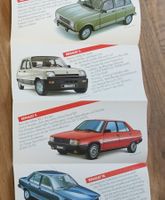 1983 Renault 4, 5, 11, 18, 20, Alpine ... Prospekt