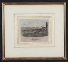 Schaffhausen  Lithographie von Pecht