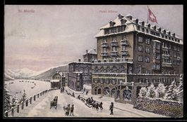 AK St. Moritz, Hotel Albana, 1911