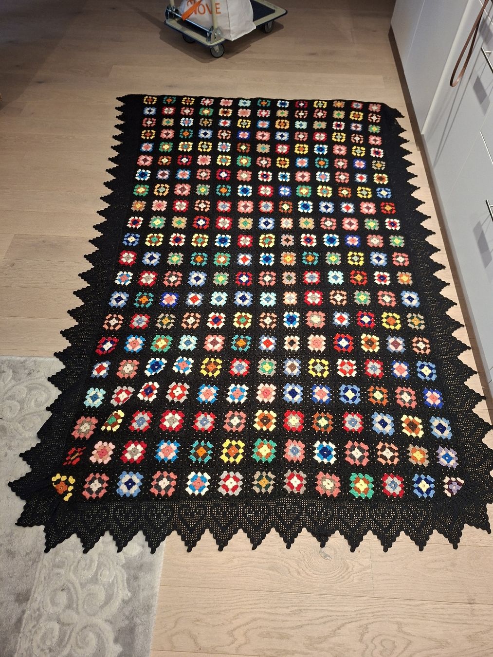 Coperte: vintage Bettüberwurf Granny Square – Usato da Meinisberg venduto da Destiny1972