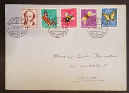 B312) 1954 Pro Juventute  FDC Kt. 80. -