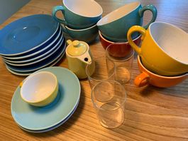 Kaffee-Set, x-teilig, verschiedenfarbig, Marke: Walküre u.a