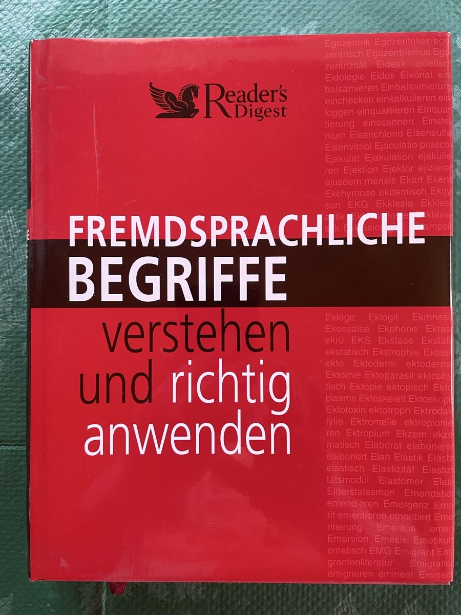 Libri: Fremdwörterbuch Reader's Digest (wie neu) – Usato da Wyssachen venduto da Hahe89