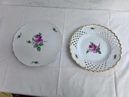 Meissen Porzellan Teller, 2 tlg (11)