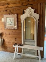Grosser Standspiegel Vintage  Look shabby Stil