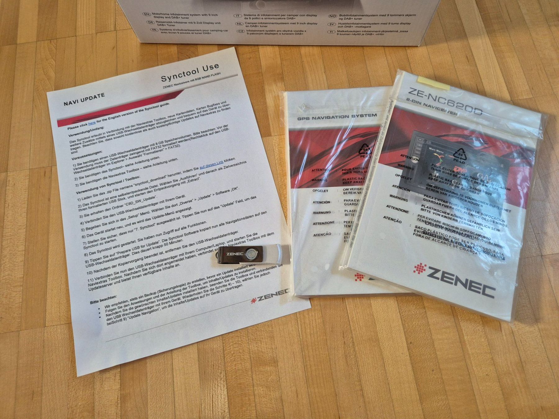 Zenec Navigatori: Zenec ZE-NC620D Wohnmobil Navigation – Usato da Pfungen venduto da Famadm 8