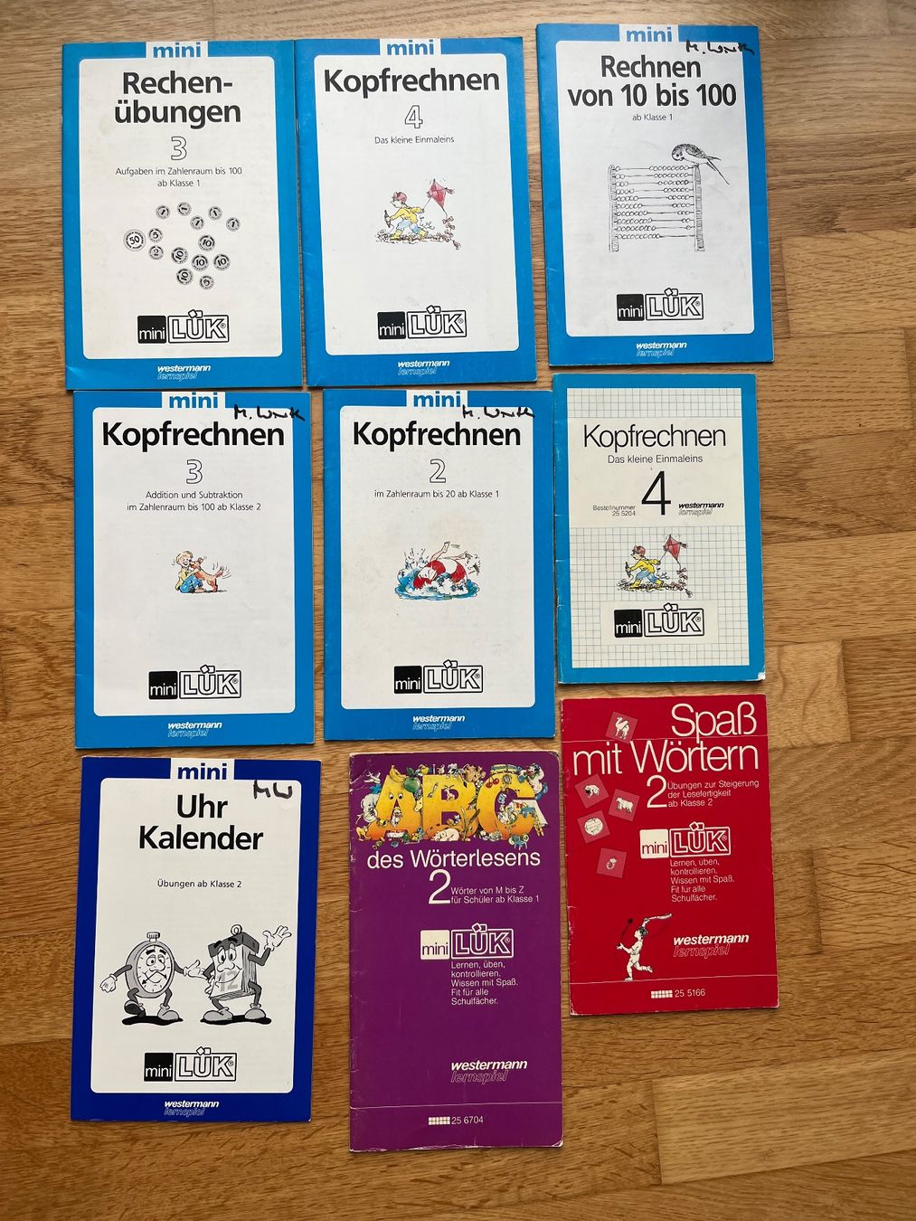 Spiele: Mini LÜK Hefte Mathe und Deutsch – Gebraucht aus Zürich von yeti044