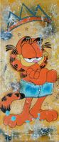SALE!! Gemälde Pop Art Garfield Künstler: Manuela Reitz