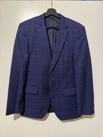 Hugo Boss Sakko, Grösse 48, Dunkelblau Kariert - Top Zustand