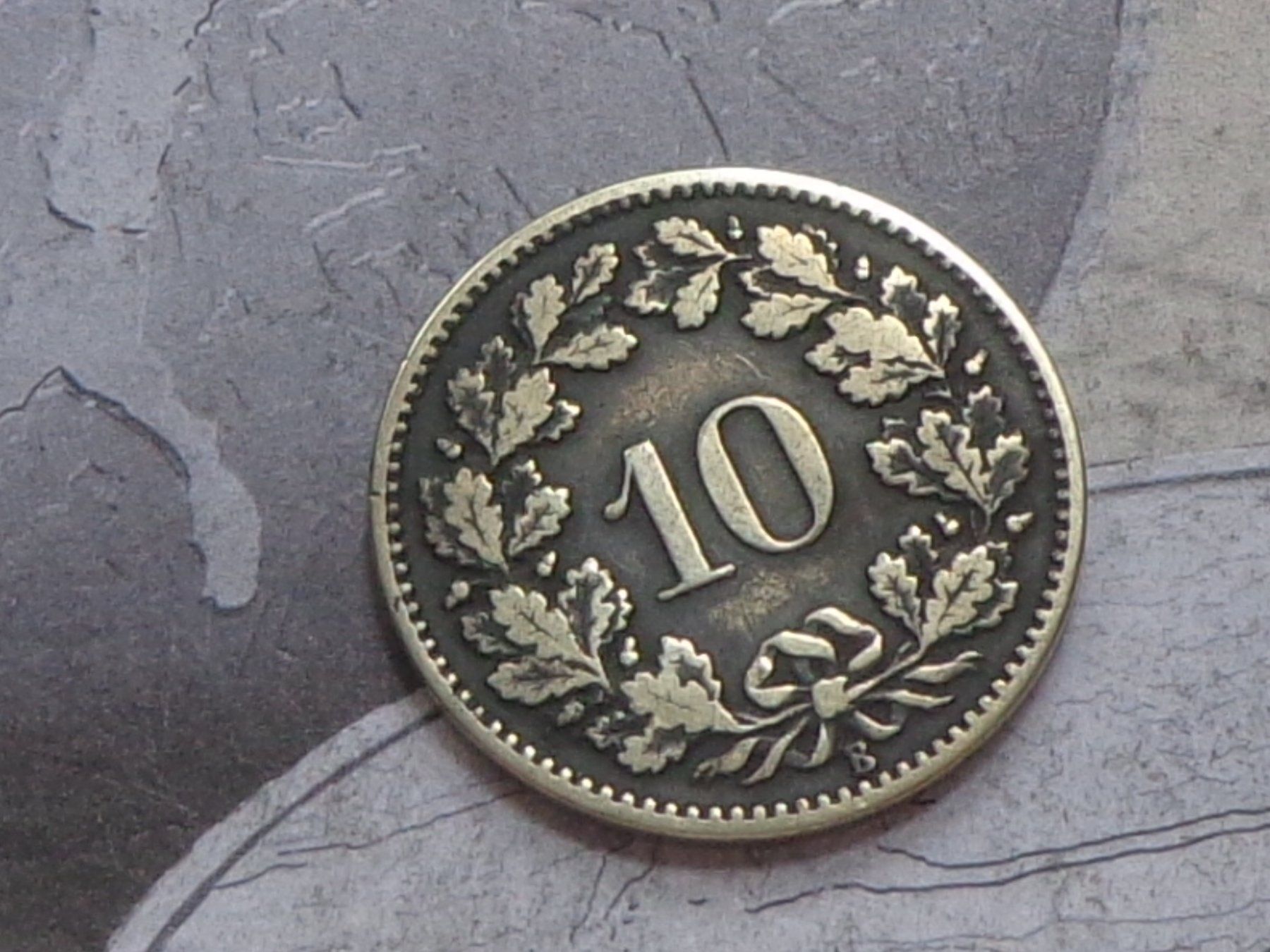 Tutti le monete: 10 cts 1873 B - Billion – Usato da Pully venduto da UCA01 1