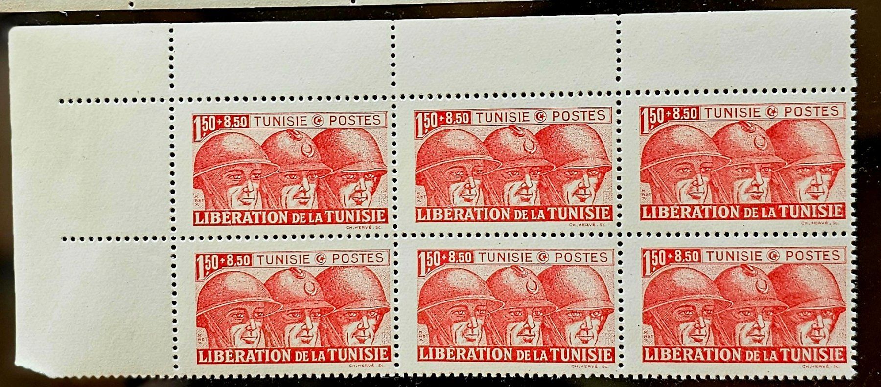Tutti i francobolli: Liberation de la Tunisie **, 1943 – Nuovo (secondo la descrizione) da Les Valettes venduto da Nuba1
