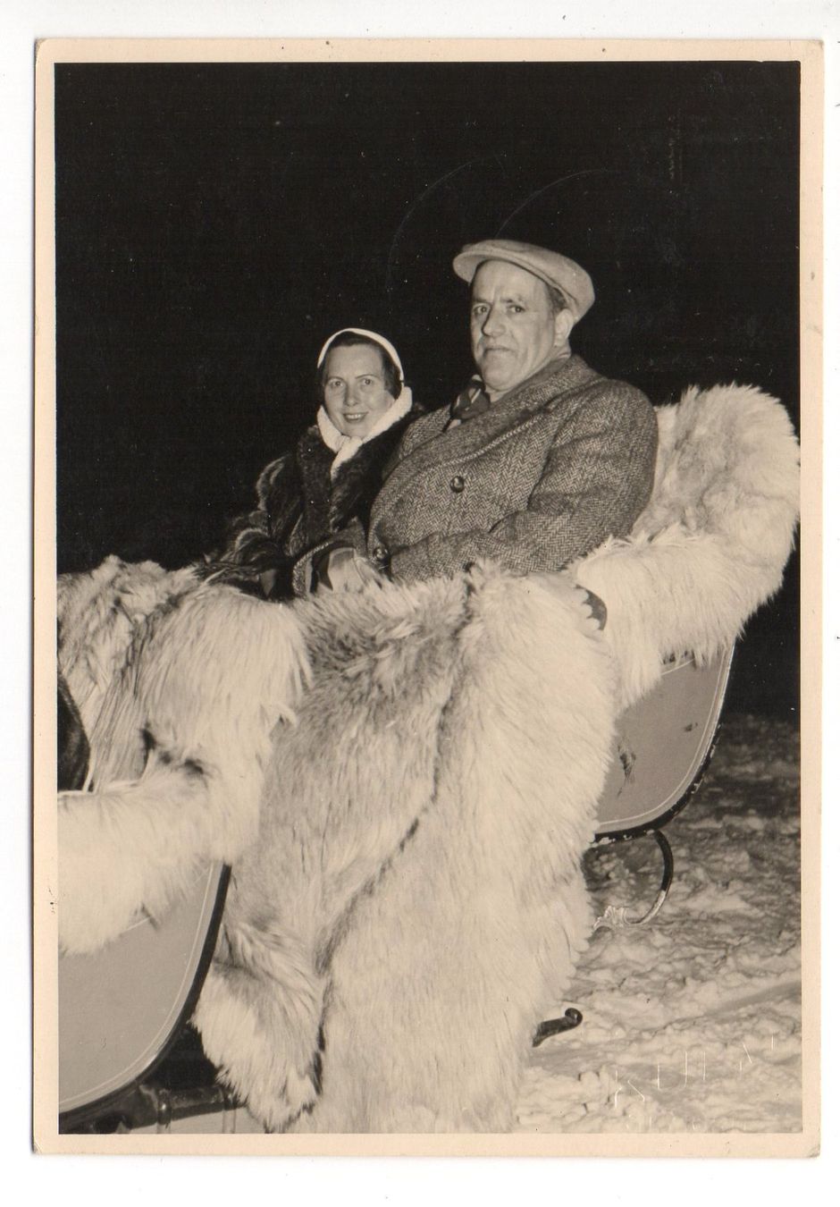 Cartoline postali: ST. MORITZ Schlittenfahrt - Photo Kulm, St. Moritz – Usato da Jona venduto da philajona