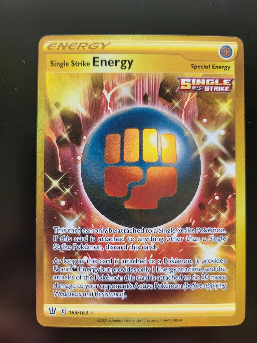 Pokémon Sammelbilder & Trading cards: Pokemon Single Strike Energy – Gebraucht aus oberbuchsiten von thug4