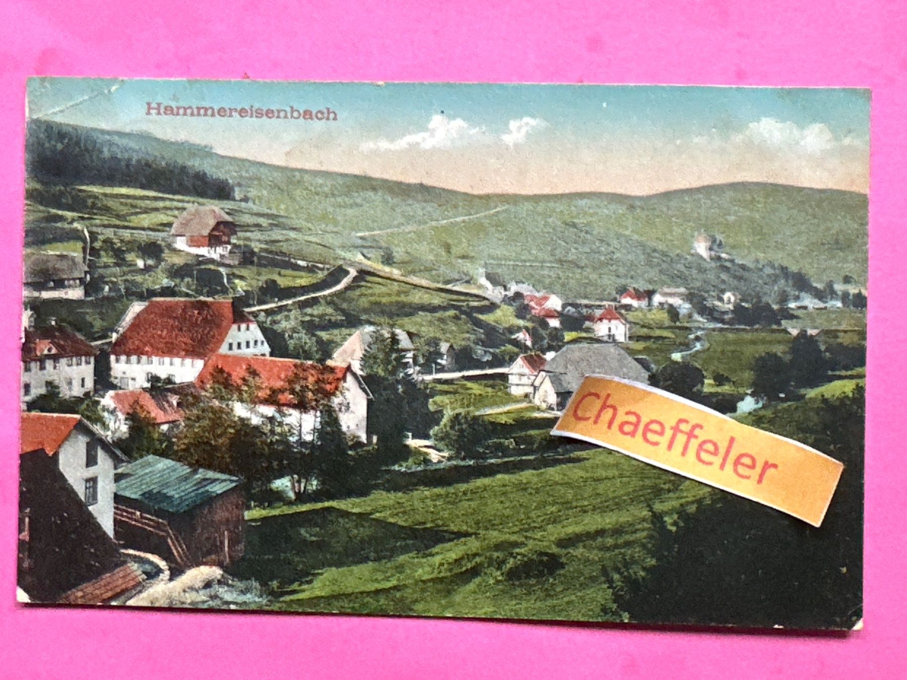 Cartoline postali: 1918 Hammereisenbach – Usato da Zürich venduto da Chaeffeler