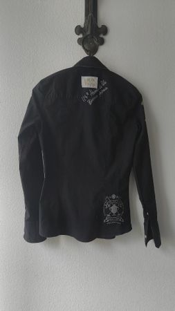 La Martina Bluse Schwarz
