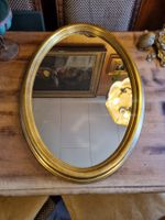 Ovaler Spiegel gold antiker Stil 67 cm