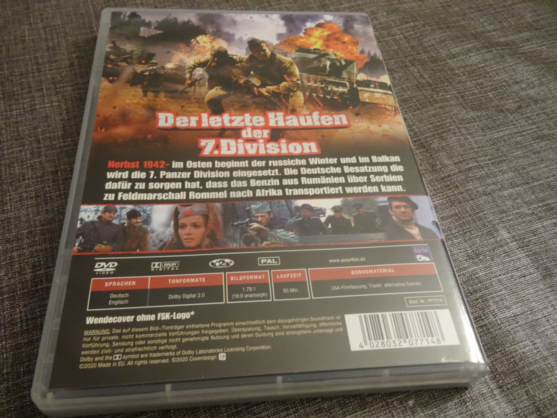 Tutti i DVDs: Der letzte Haufen der 7. Division DVD – Usato da Olten venduto da Disc-Verkauf 2