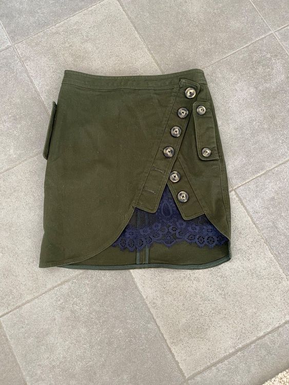 Jupe 46, vert kaki en très bon état - Vêtements