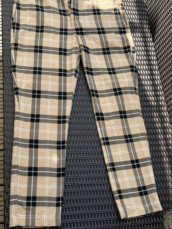 Pantalon carreaux slim fit taille 36 bon état