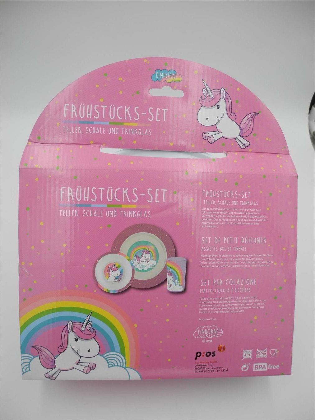 Set di piatti: Einhorn Frühstücks-Set – Nuovo e nell'imballaggio originale da Kottwil venduto da Crazyrolf 1