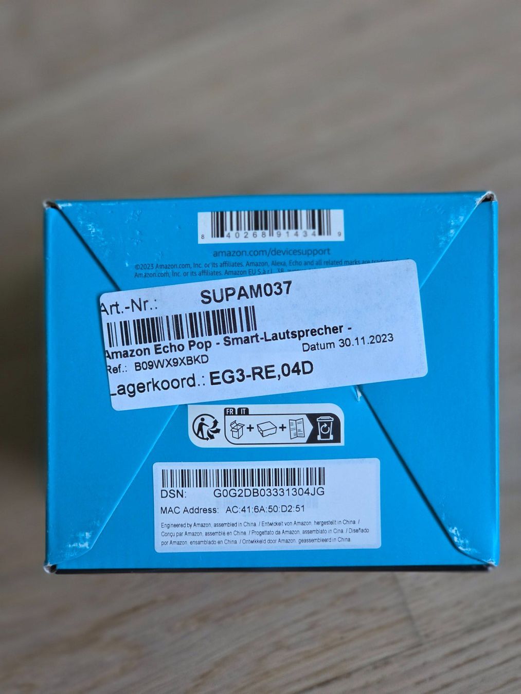 Amazon Casse acustiche: Echo Pop - Smarter Lautsprecher mit Alexa! – Usato da Turbenthal venduto da blue1977 3
