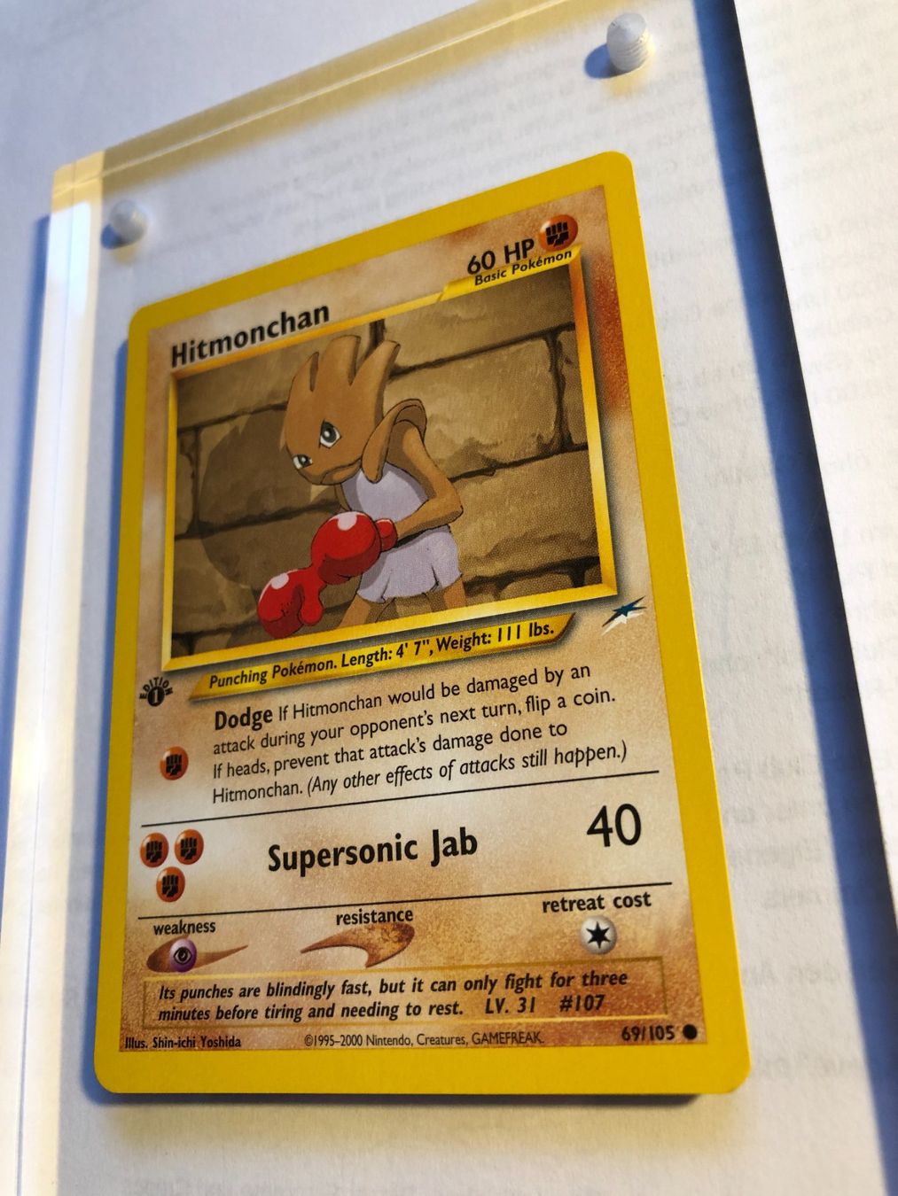 Carte collezionabili: Hitmonchan 1st Neo Destiny - MINT - ab 1.- – Usato da Giubiasco venduto da dan_pr8b 2