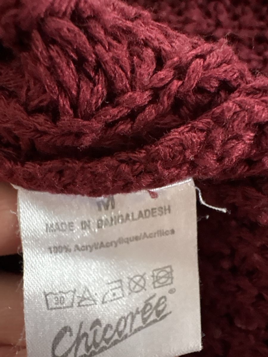 Pulls & Sweat-shirts: Damen Pullover bordeaux Grösse M – D'occasion à Dübendorf par lus_d2rx 5