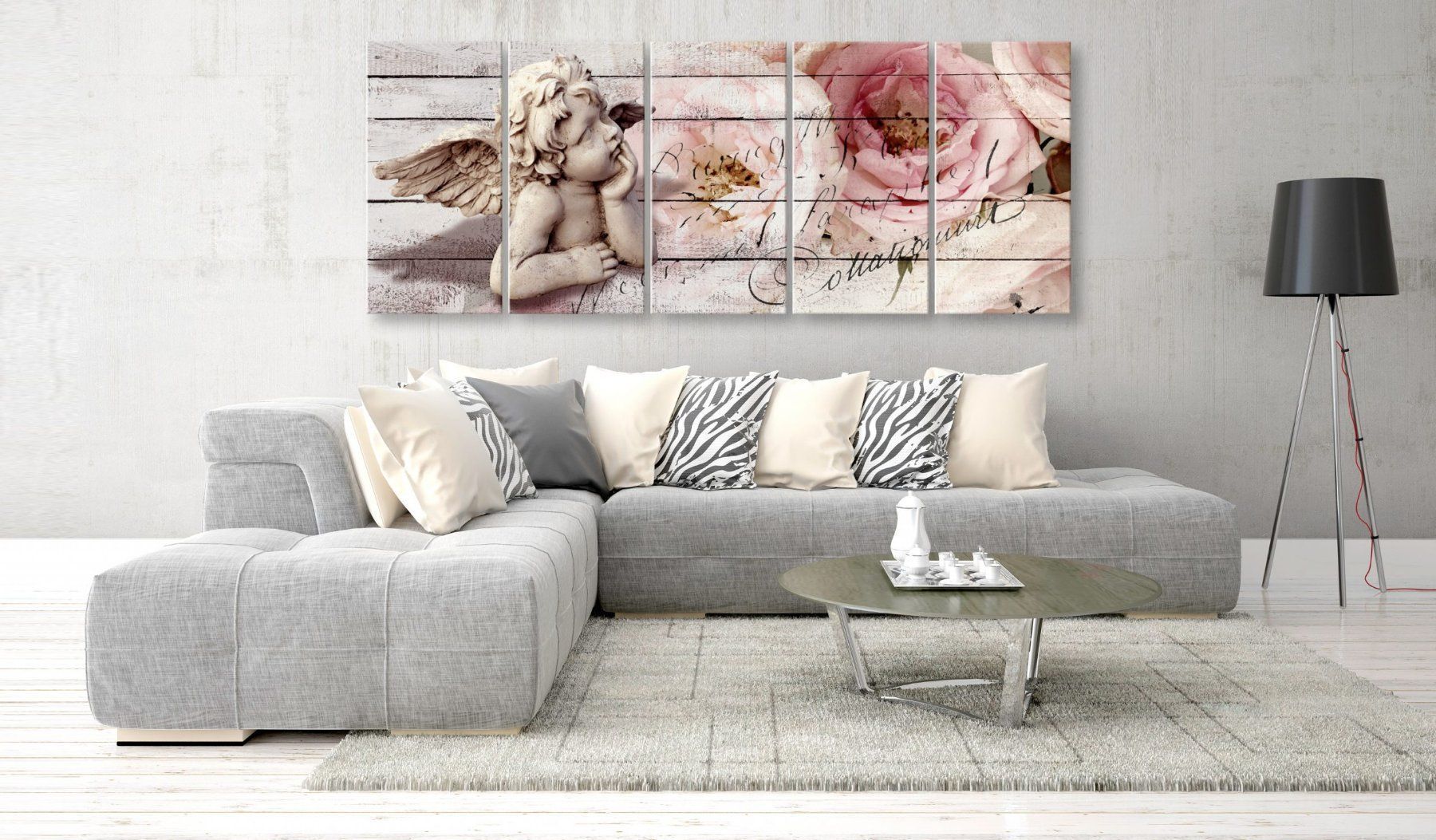 Foto & Immagini: Leinwandbild Engel Vintage Shabby NEU – Nuovo e nell'imballaggio originale da Bern venduto da Miraitrading.ch 1