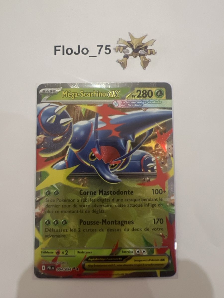 Pokémon Carte collezionabili: Méga Scarhino ex 4/94 FRA – Usato da St-Blaise venduto da FloJo_75