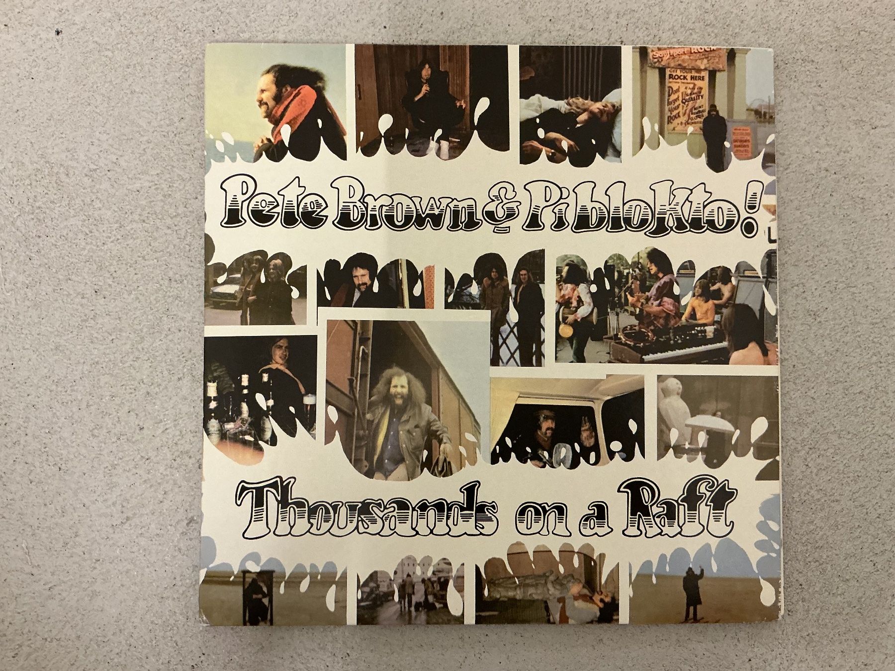 Dischi in vinile: Pete Brown & Pabloibe LP -  Thousands on a Raft – Usato da Winterthur venduto da Tumko_7_Vinyl
