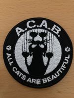 A.C.A.B. Patch Sticker Aufnäher Metal Rock Band