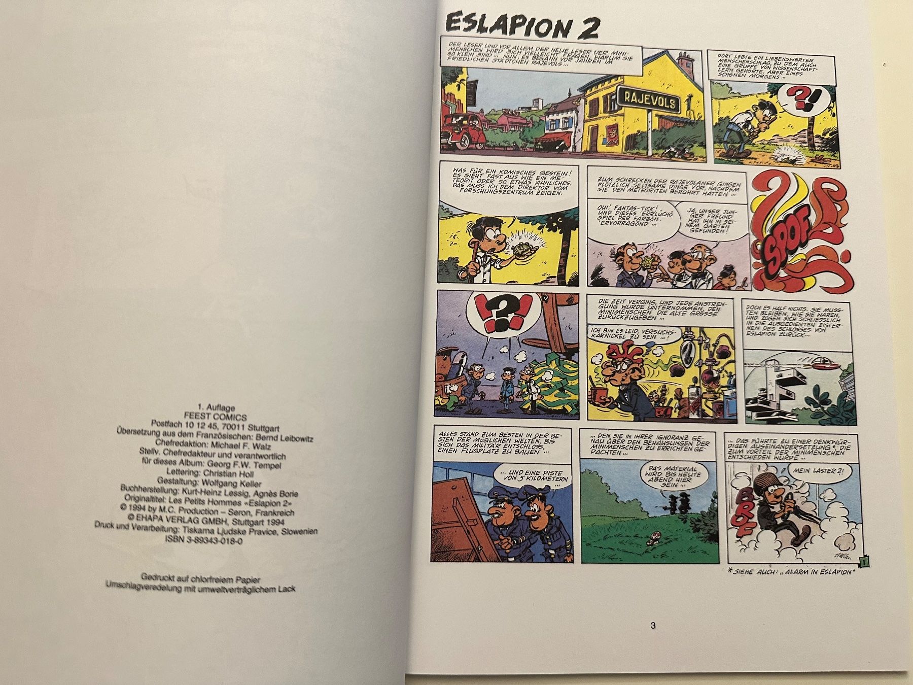 Comics: Die Minimenschen Band 19 - Eslapion 2 - Softcover – Gebraucht aus Münsingen von Ganjam 3