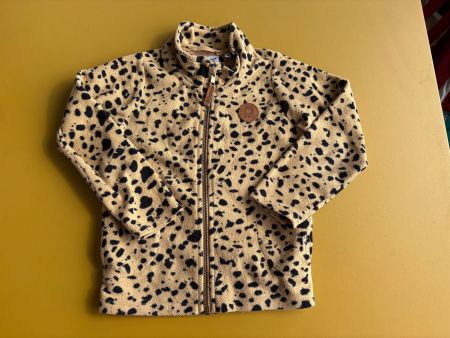 MINI RODINI Animalprint Fleecejacke Gr. 104/110