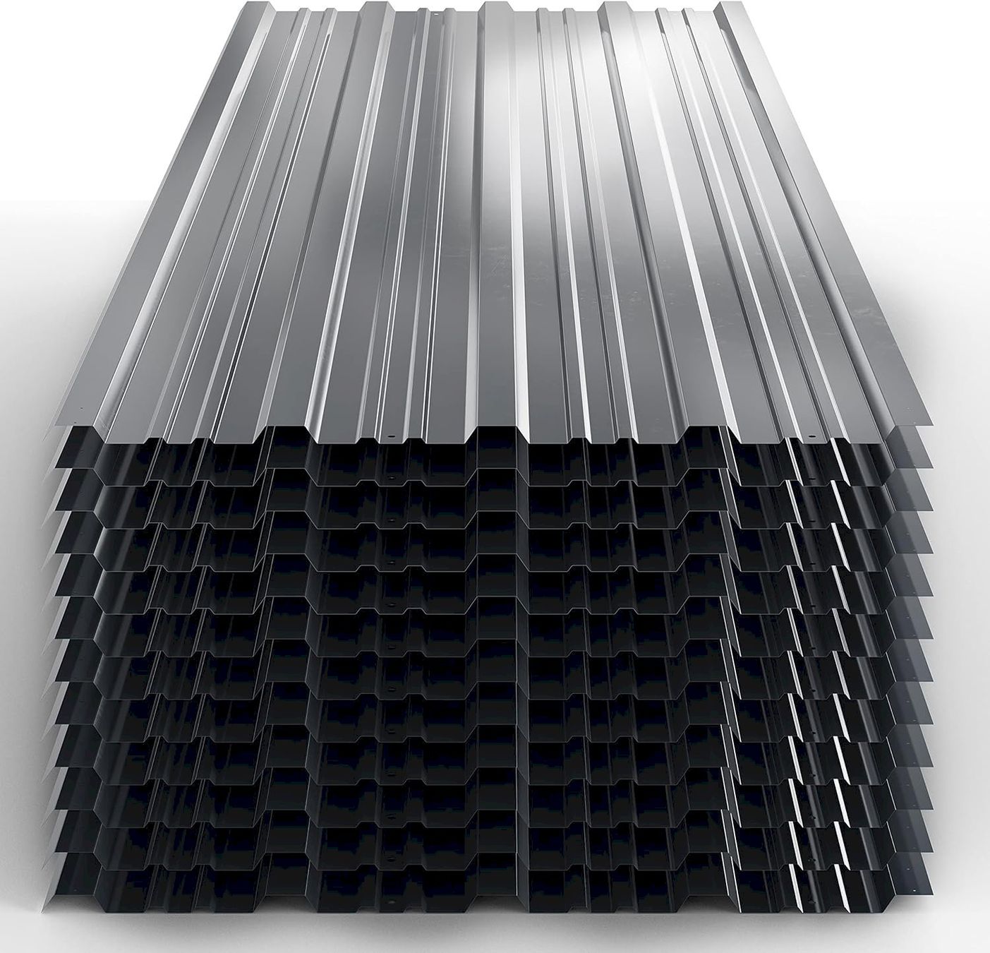 Pareti & Soffitti: Trapezblech 12er-Set Grau 129x46cm – Nuovo e nell'imballaggio originale da Bottighofen venduto da zaap 7