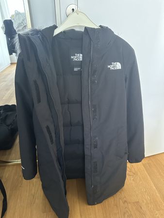 The North Face Daunenparka XS, Winterjacke, Schwarz, Damen