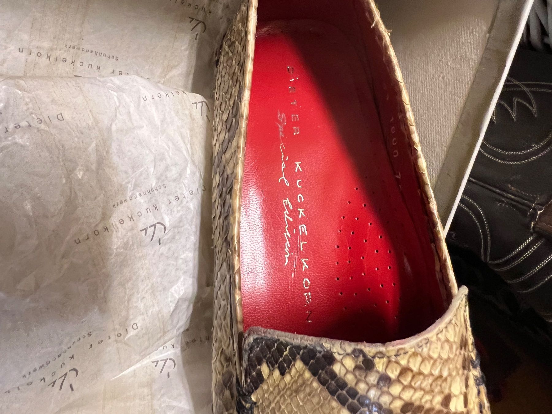 Damenschuhe: DAMEN SLIPPER ( mocassin ) PHYTON LEDER – Neu und originalverpackt aus Zürich von chair02 2