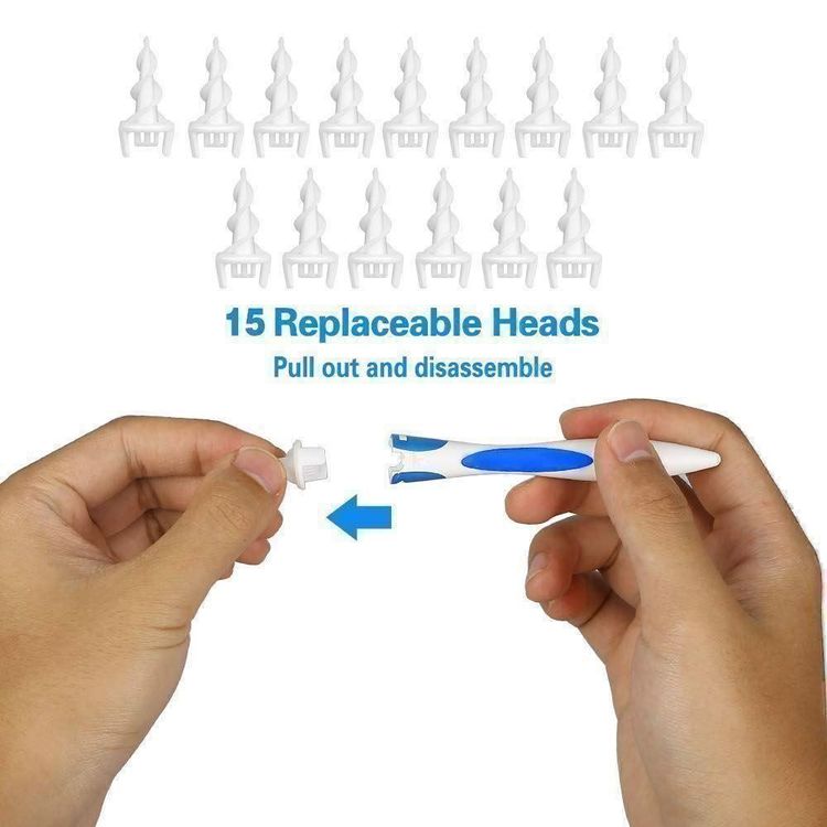 Zhenghebuy Sketch Wiping Pen Set - 2 Stifte Mit 20 Ersatzköpfen