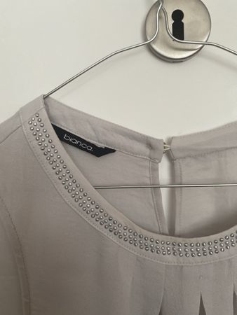 Bianca Top, NEU Grösse 38, Grau mit Nieten - Sommerlich!