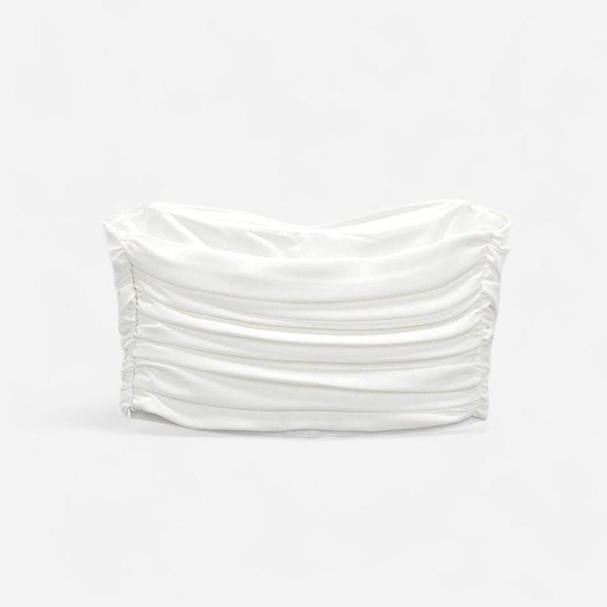Zara Top: Zara White Bandeau Top  – Nuovo e nell'imballaggio originale da Basel venduto da 1moonstar 1