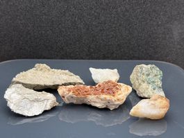 Raw Mineral Collection, 7 pieces