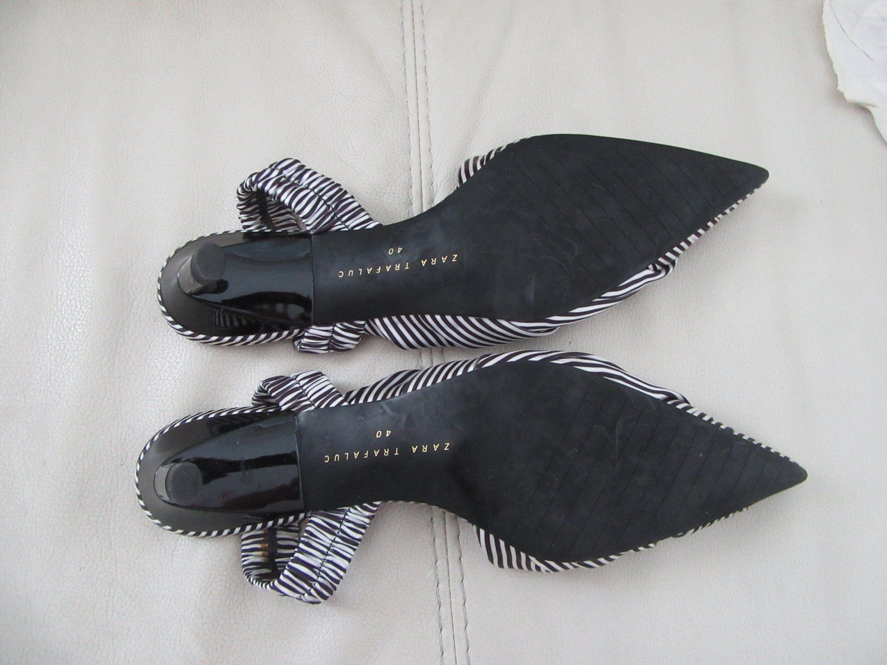 Zara Damenschuhe: Damen Sandalette Gr 40  ZARA – Neu (gemäss Beschreibung) aus Mels von Sandylein 3