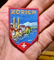 VINTAGE Badge AUFNÄHER Zürich Limmat klein
