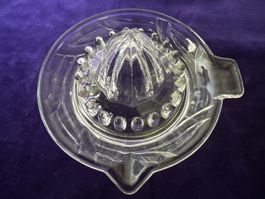 Vintage Zitruspresse aus Glas - Entsafter für Küche🍊(