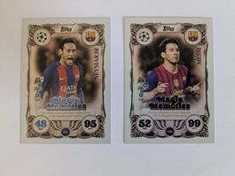Topps Match Attax 25/26 Magic Memories Messi Neymar