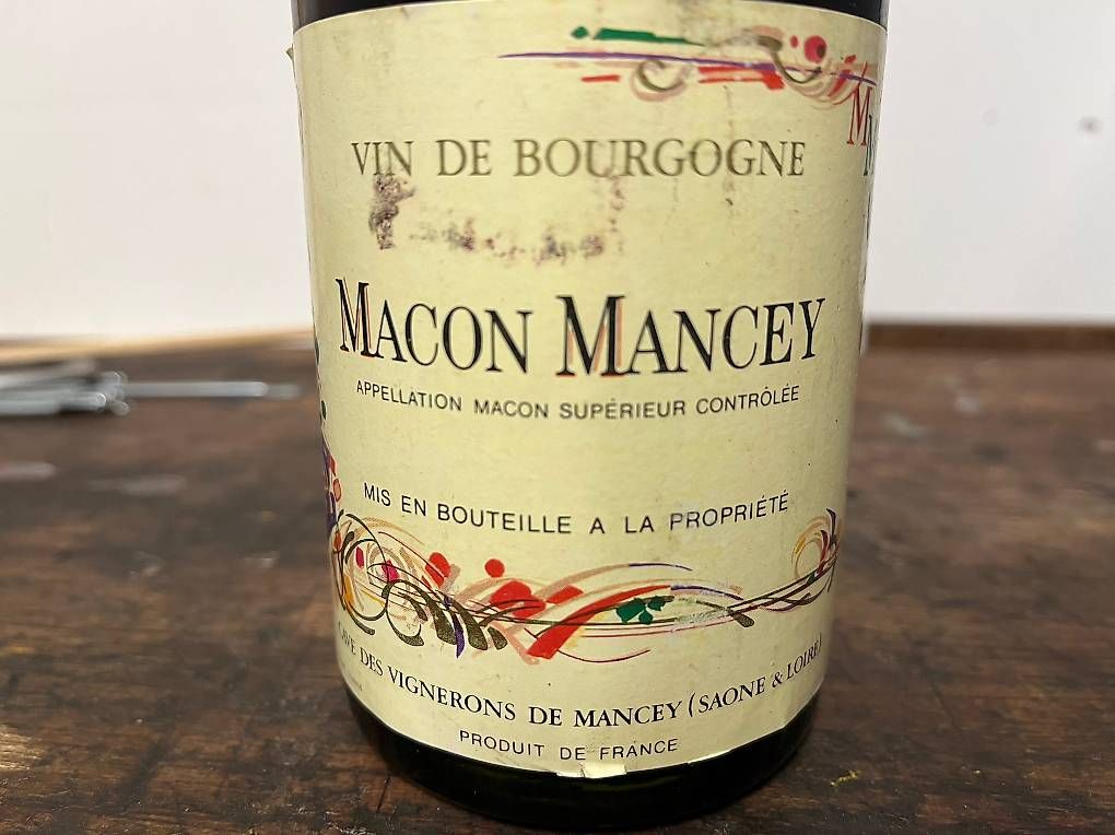 Vino: WEIN MACON MANCEY 1985 – Usato da Cham venduto da carmen1985