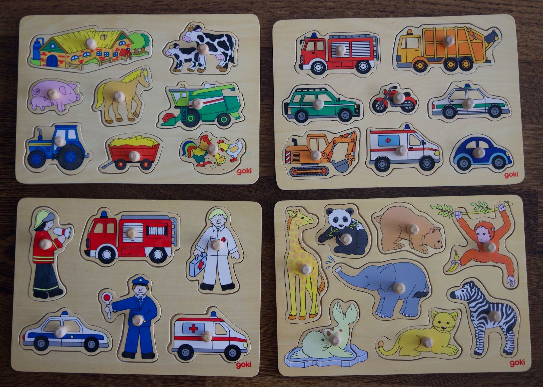 Puzzle: goki Steckpuzzle, 7er-Set – Usato da Zug venduto da cygent