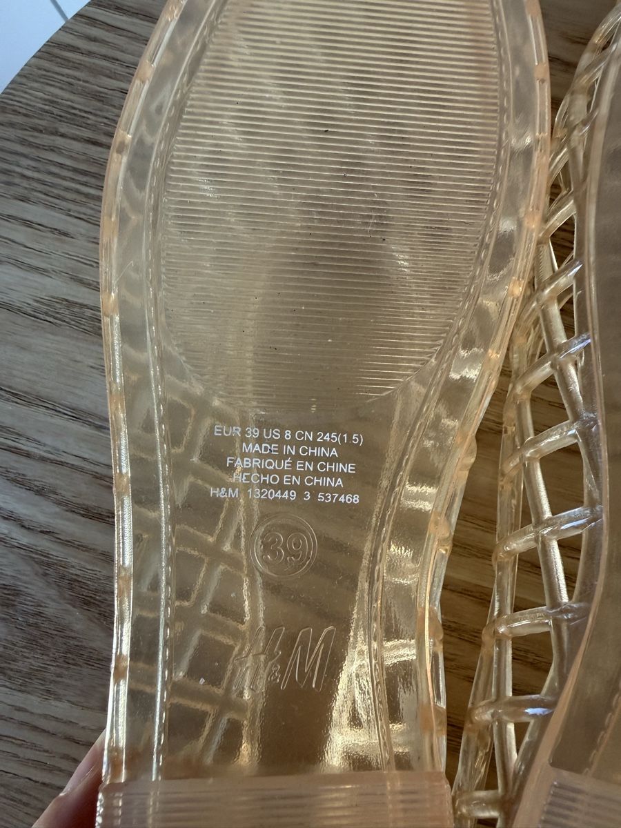 H&M Damenschuhe: Jelly espadrilles H&M nude 39 – Neu (gemäss Beschreibung) aus Luzern von Aistee 5