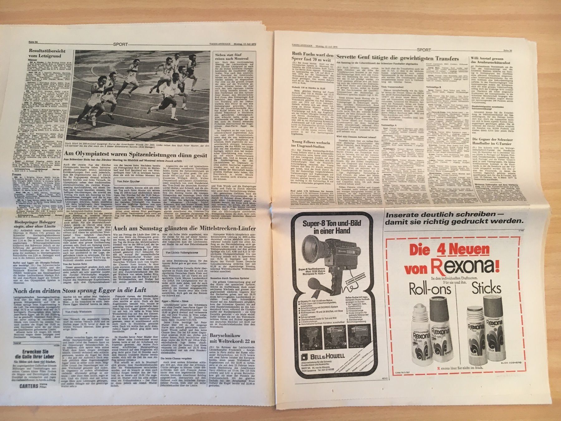Zeitschriften & Magazine: Tagesanzeiger vom 12. Juli 1976 – Gebraucht aus Luzern von Jiggy_8898 8